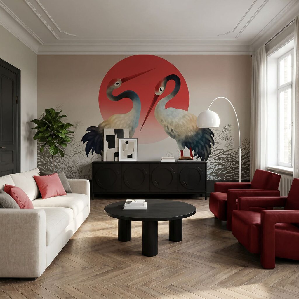 Cranes Before the Sun — interior 3