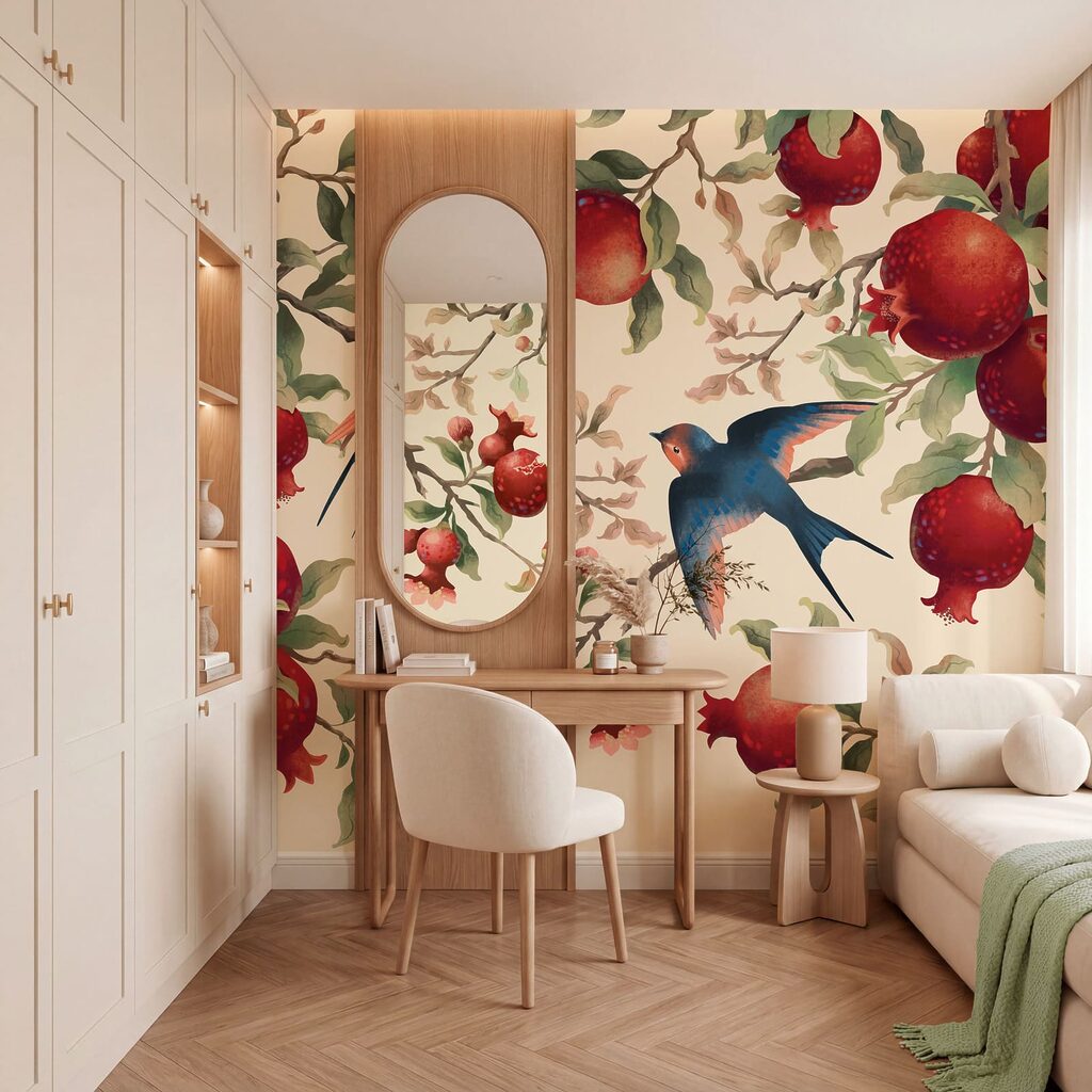 Birds and Pomegranates — interior 2