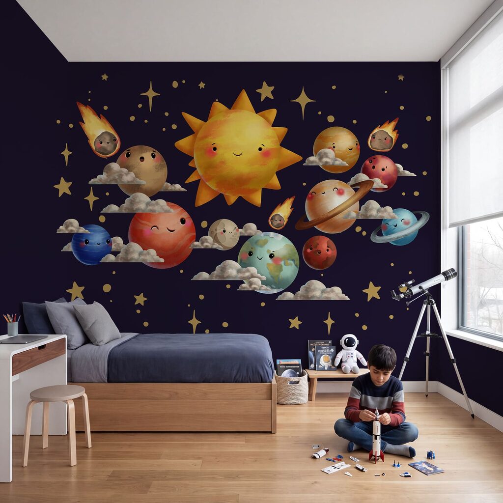 Friendly Solar System in an interior