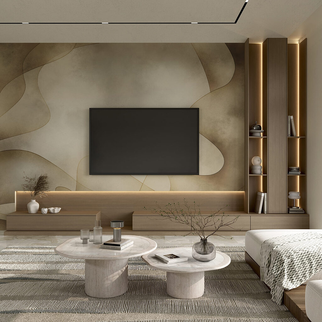 Transparent Shape Flow — interior 1