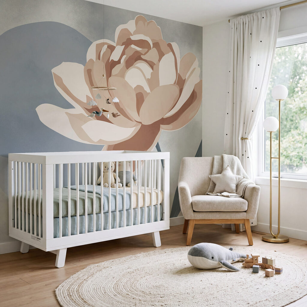 Painted Single Peony — interior 3