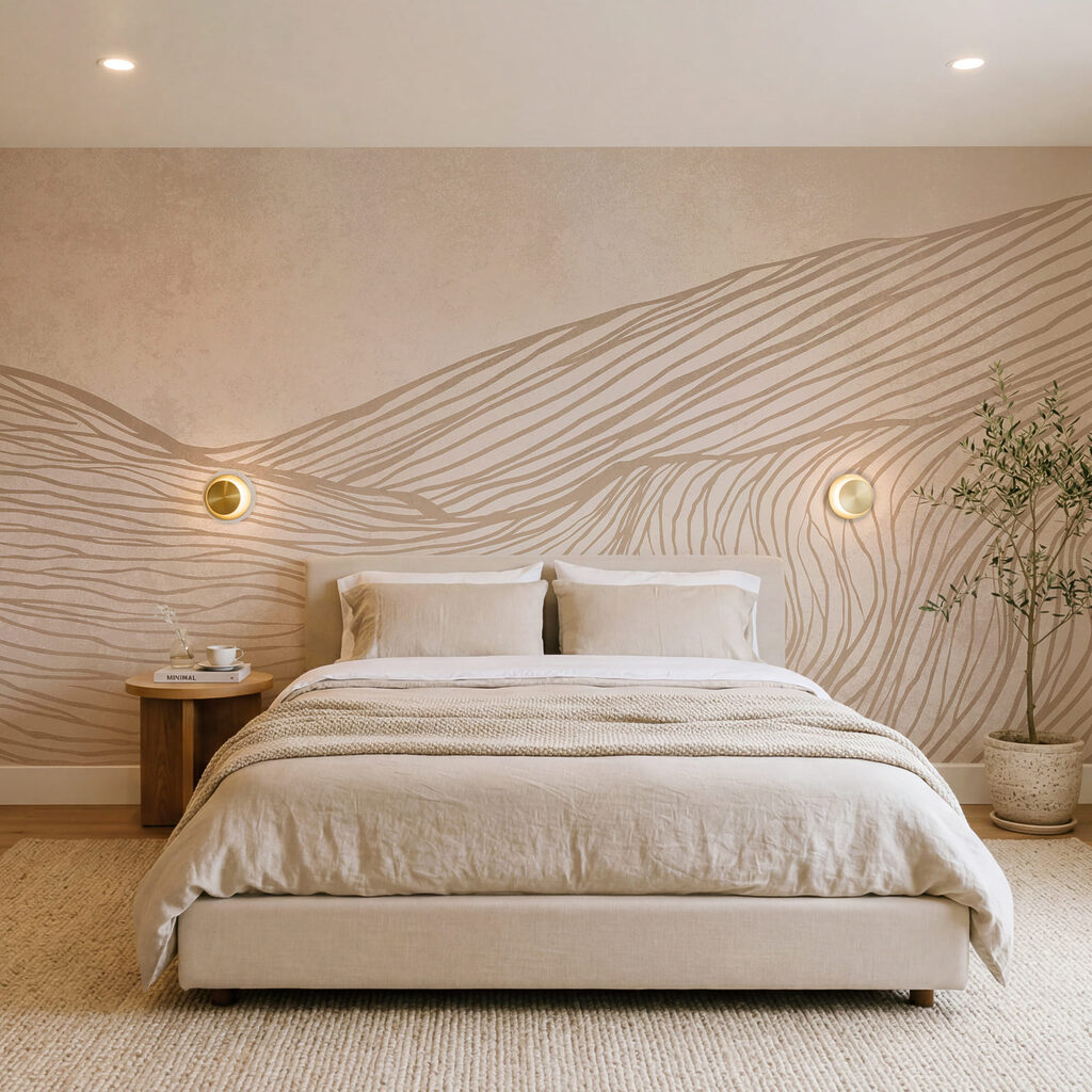 Dunes in Fine Lines in an interior