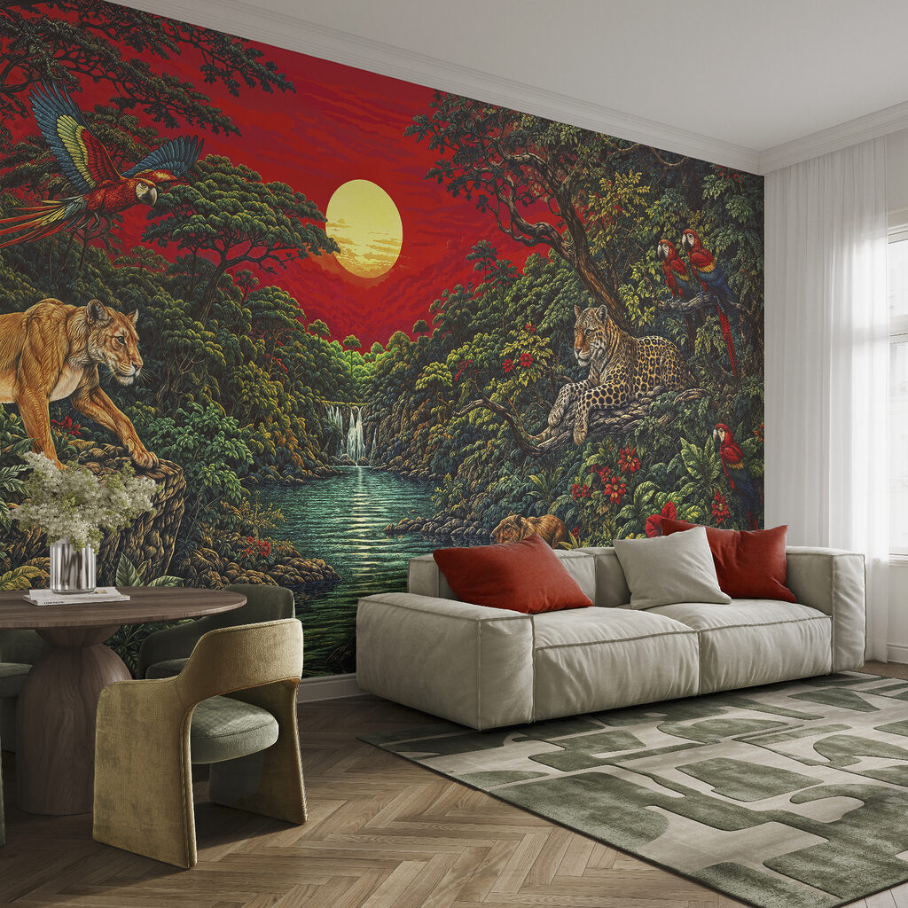 Tiger by the Falls — interior 2