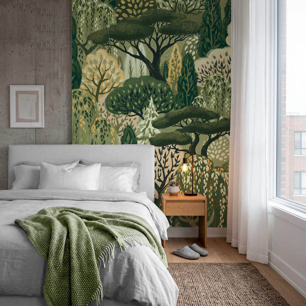 Woodland Treetop Pattern — interior 3