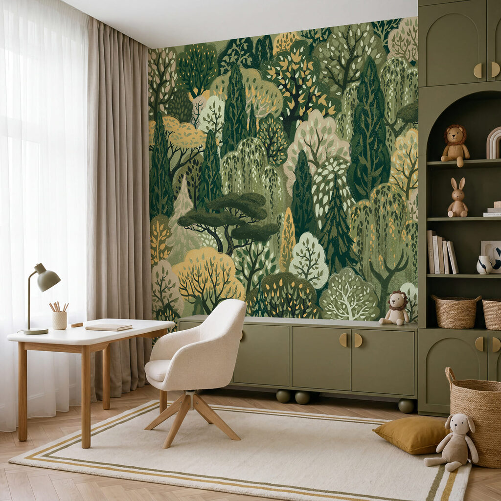 Woodland Treetop Pattern — interior 4