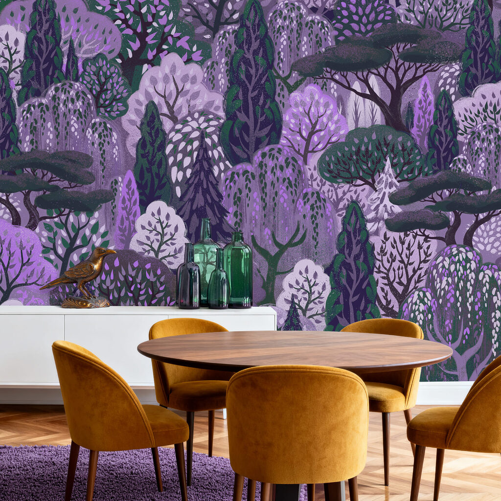 Woodland Treetop Pattern — interior 1