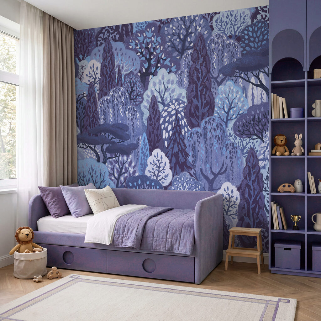 Woodland Treetop Pattern — interior 2