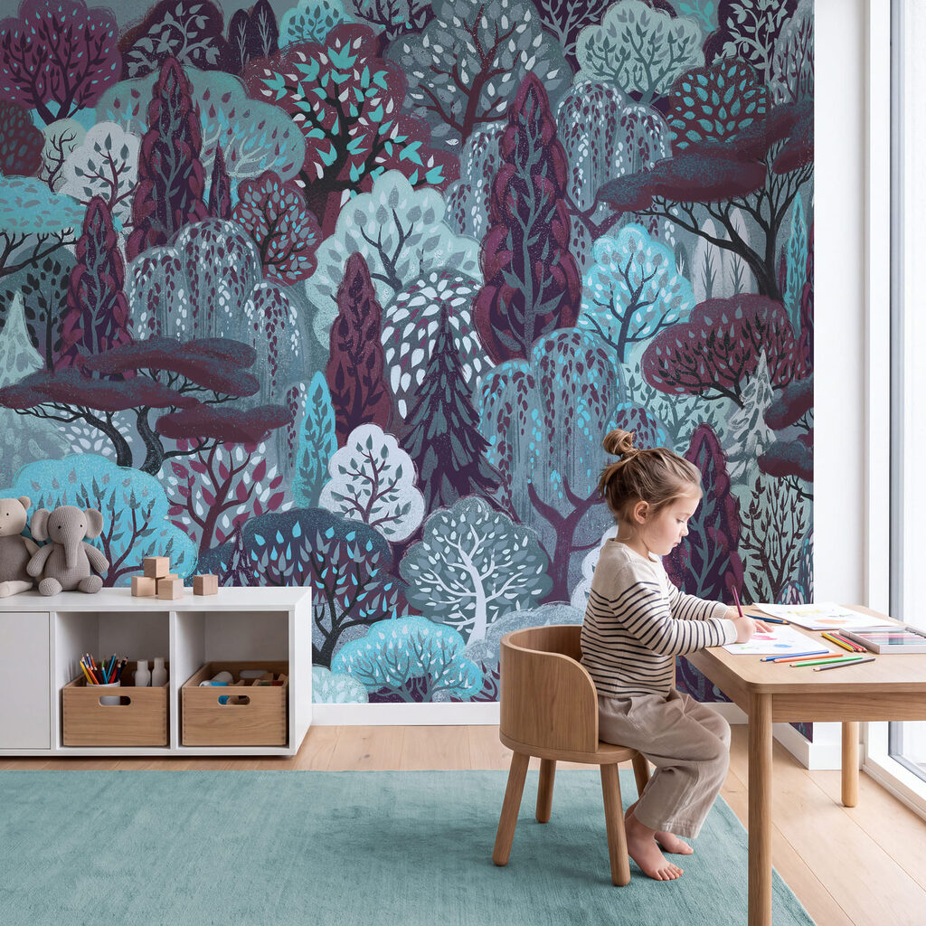 Woodland Treetop Pattern — interior 1