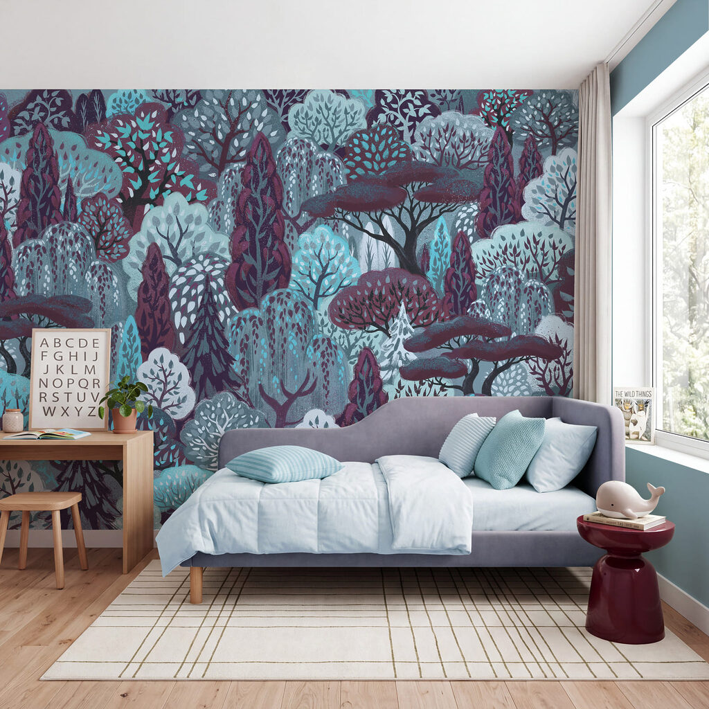 Woodland Treetop Pattern — interior 3