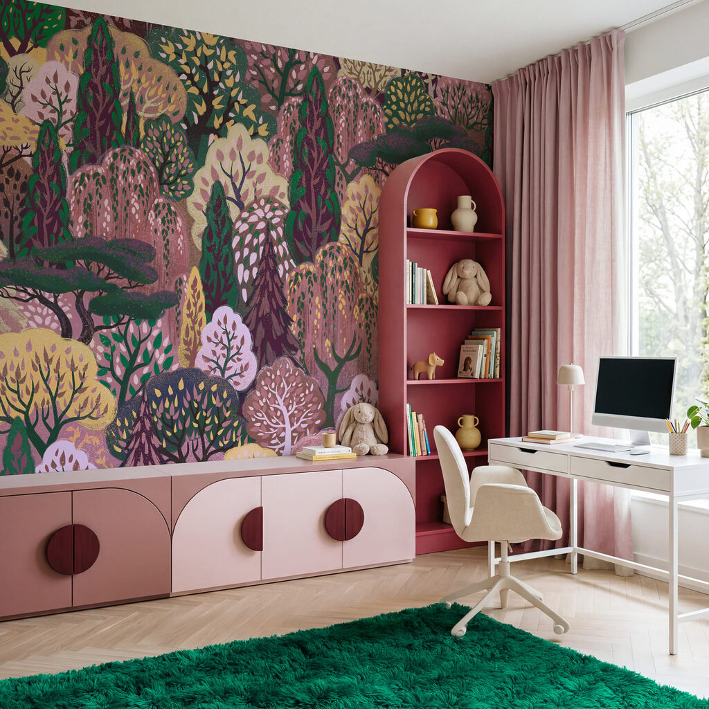 Woodland Treetop Pattern — interior 2