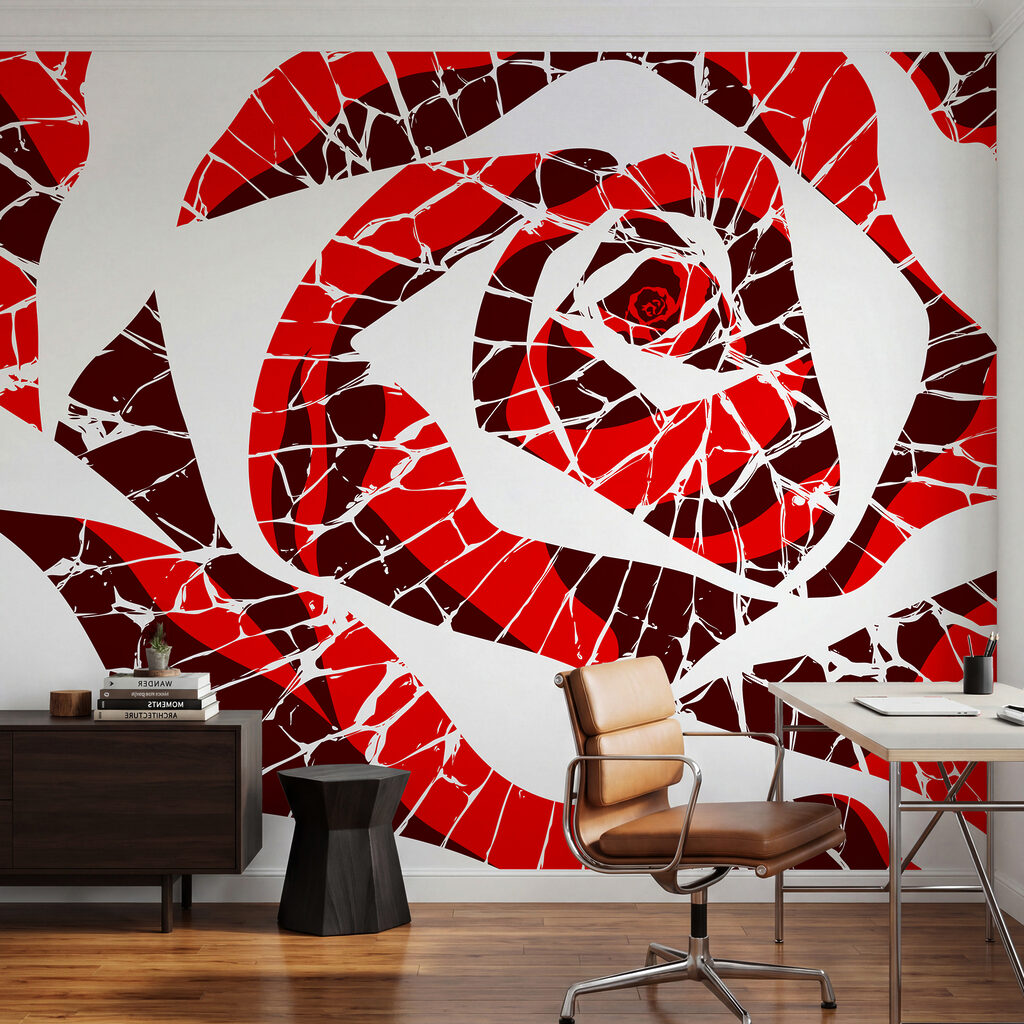 Rose Mosaic in an interior