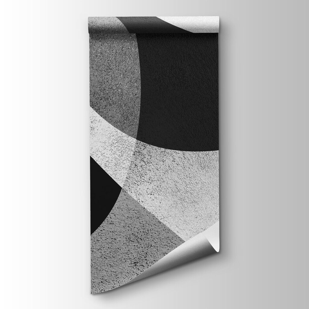 Playful Monochrome Curves — product view