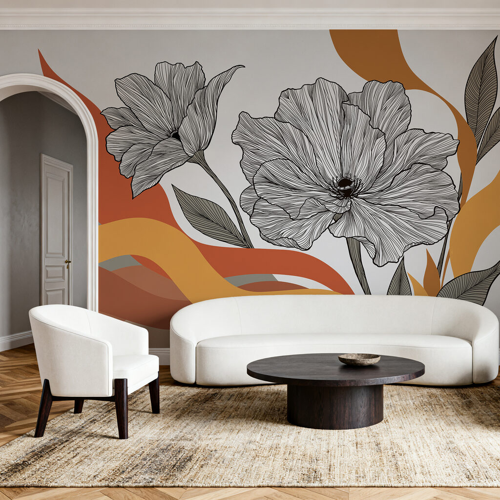 Flowers and Colour Ribbons — interior 2