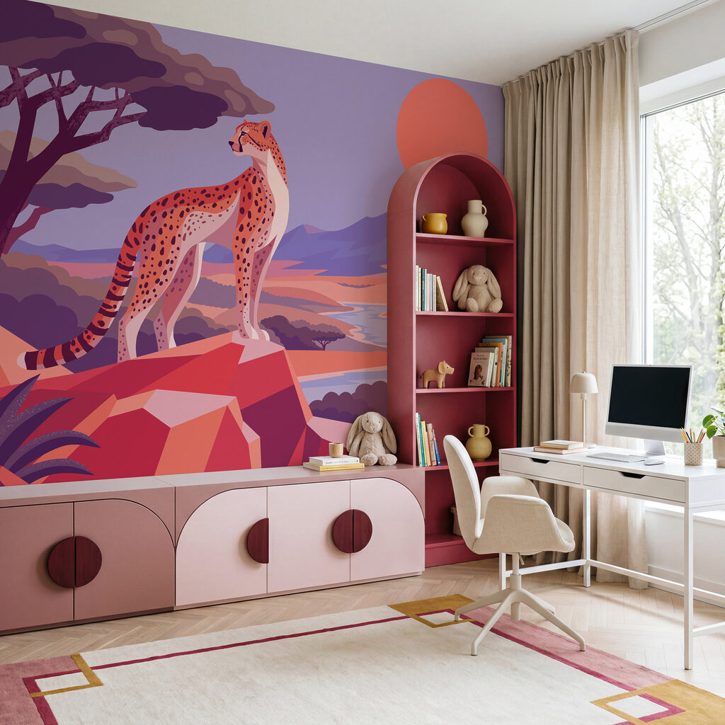 Cheetah at Sunset — interior 3