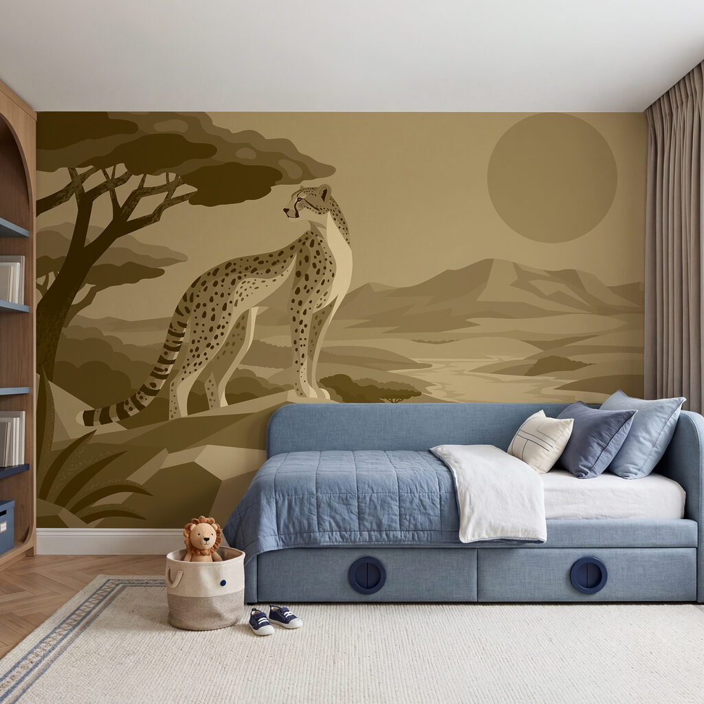 Cheetah at Sunset — interior 3
