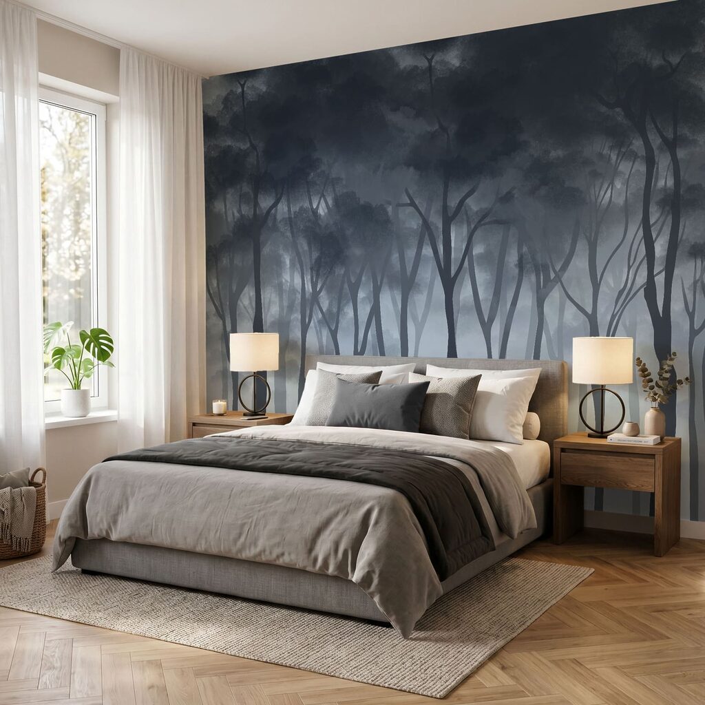 Forest Silhouette Rhythm — interior 1