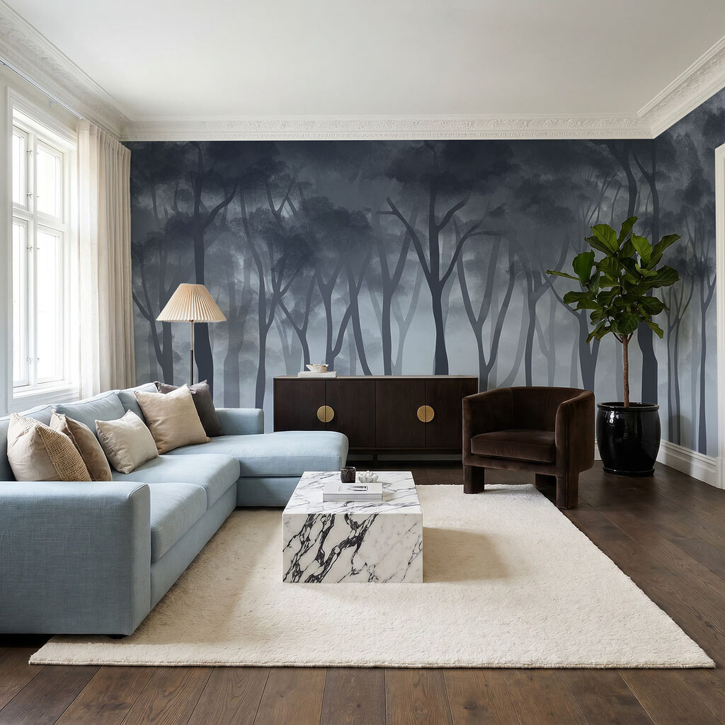 Forest Silhouette Rhythm — interior 2