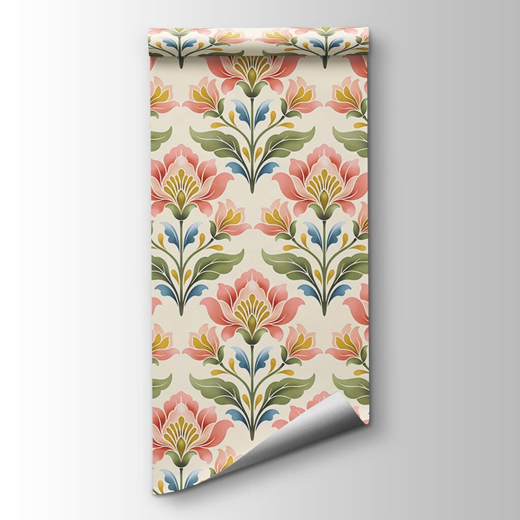 Folk Leaf Pattern — product view