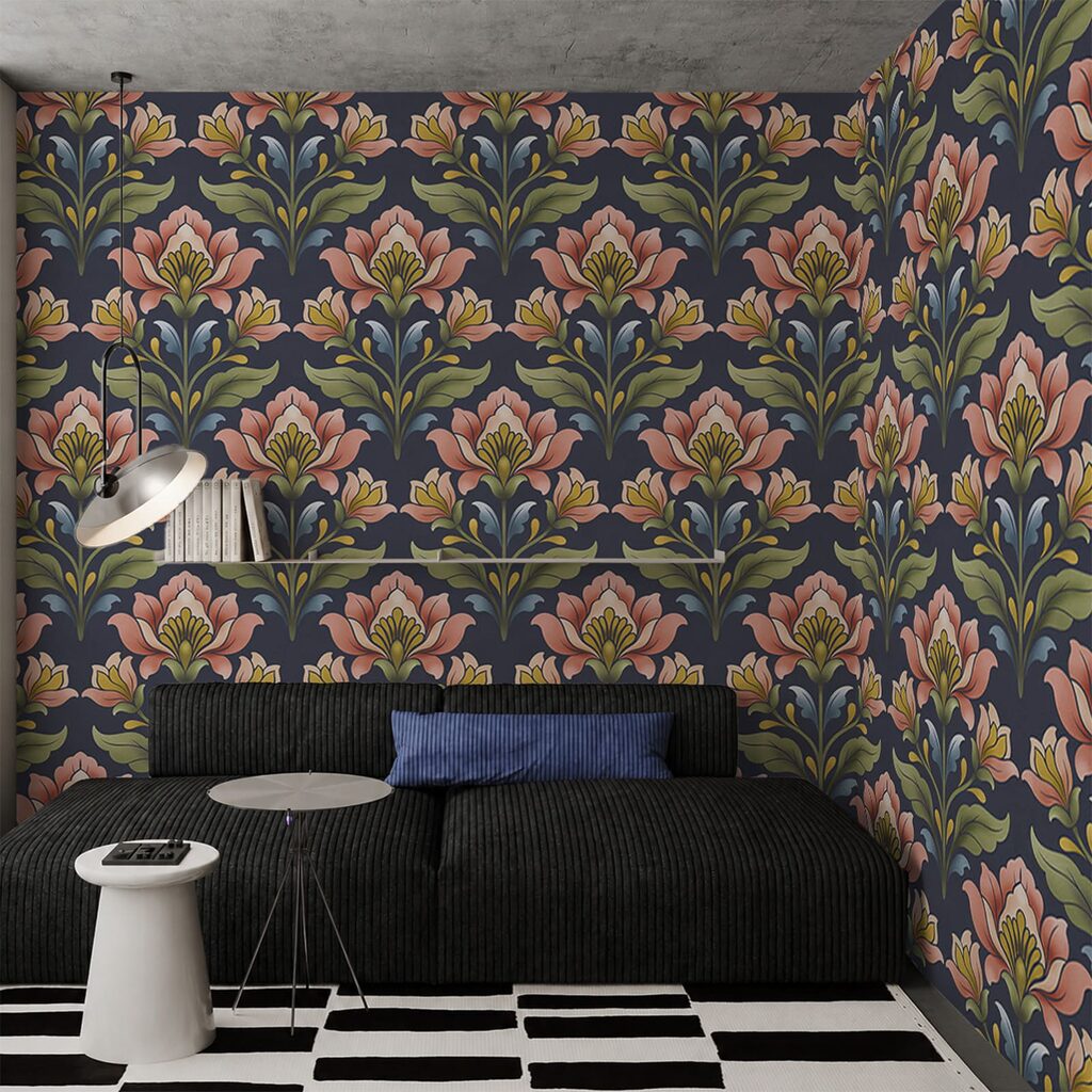 Folk Leaf Pattern — interior 2
