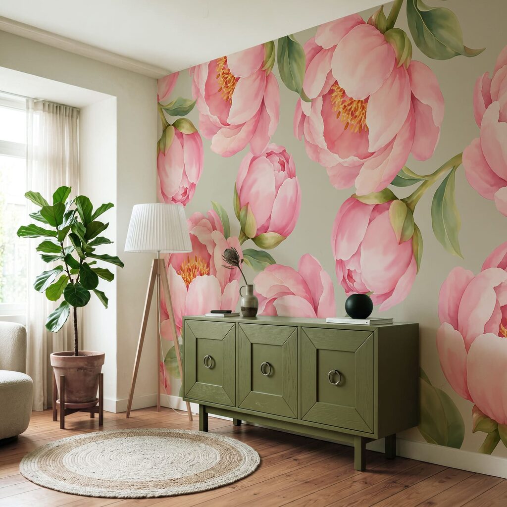 Peony Tapestry — interior 2