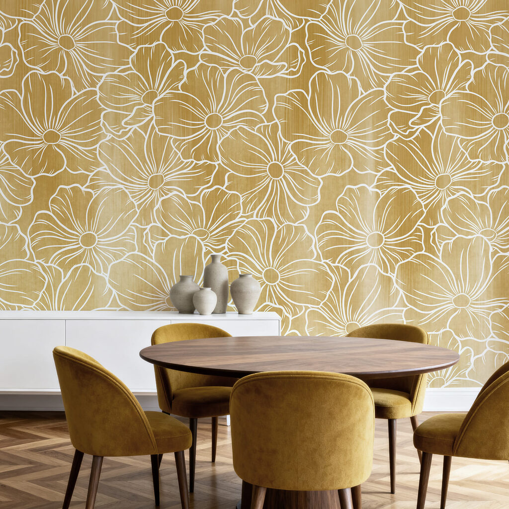 Floral Outline Pattern — interior 4
