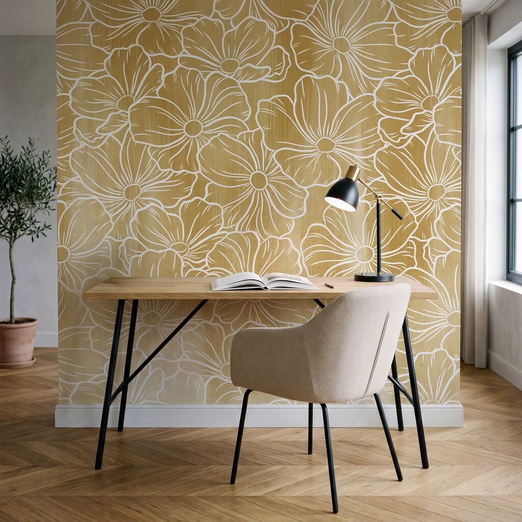 Floral Outline Pattern — interior 5