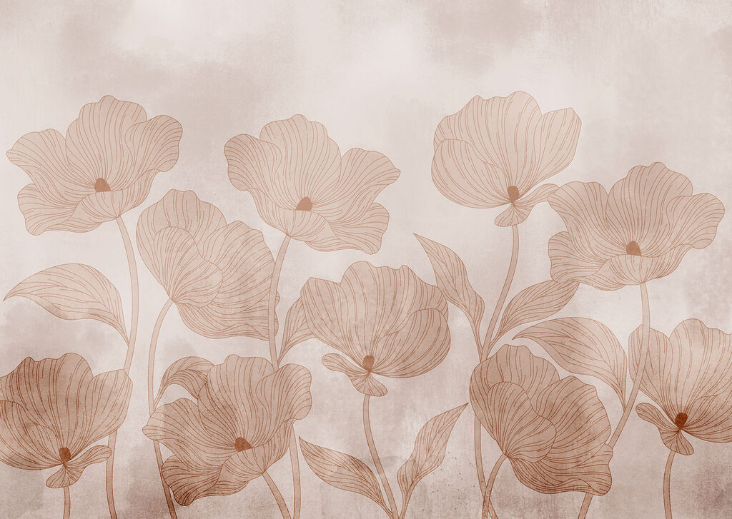 Meadow Petal Silhouettes — full design