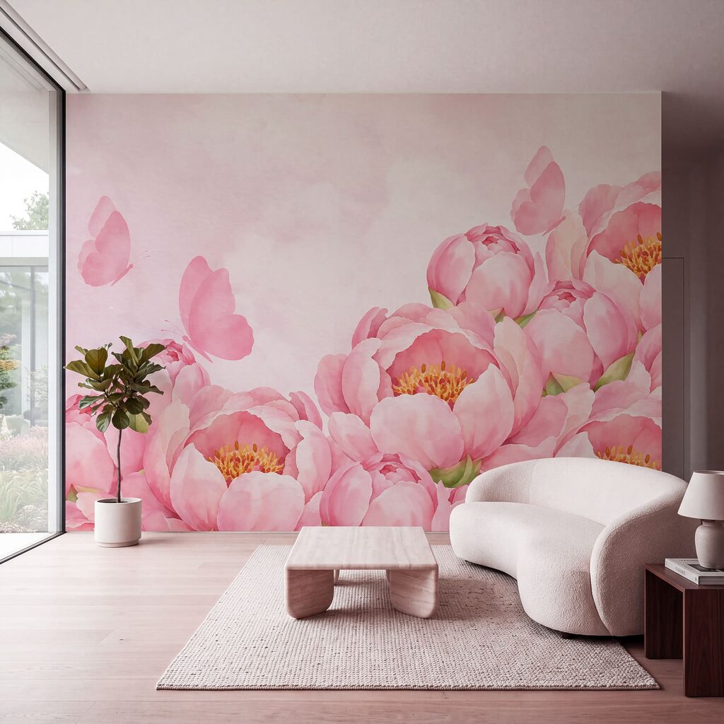 Peonies and Butterflies — interior 2