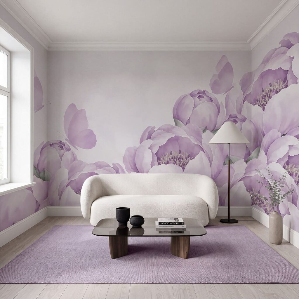Peonies and Butterflies — interior 3