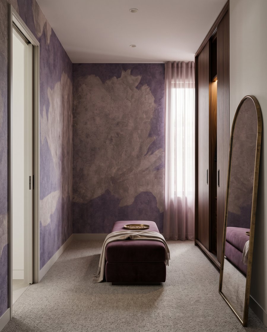 Faded Florals in an interior