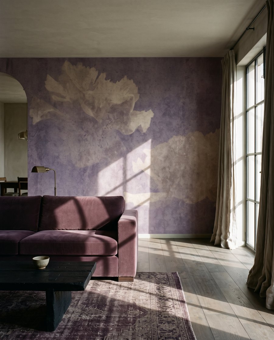 Faded Florals in an interior