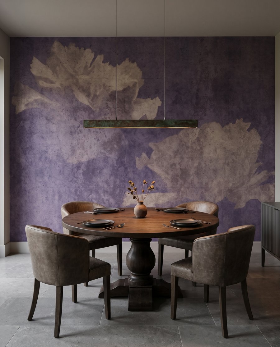 Faded Florals in an interior