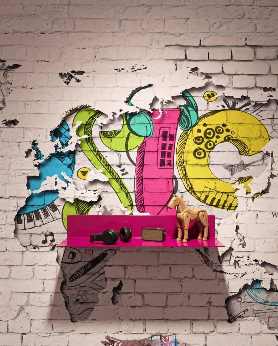 World in Graffiti — detail