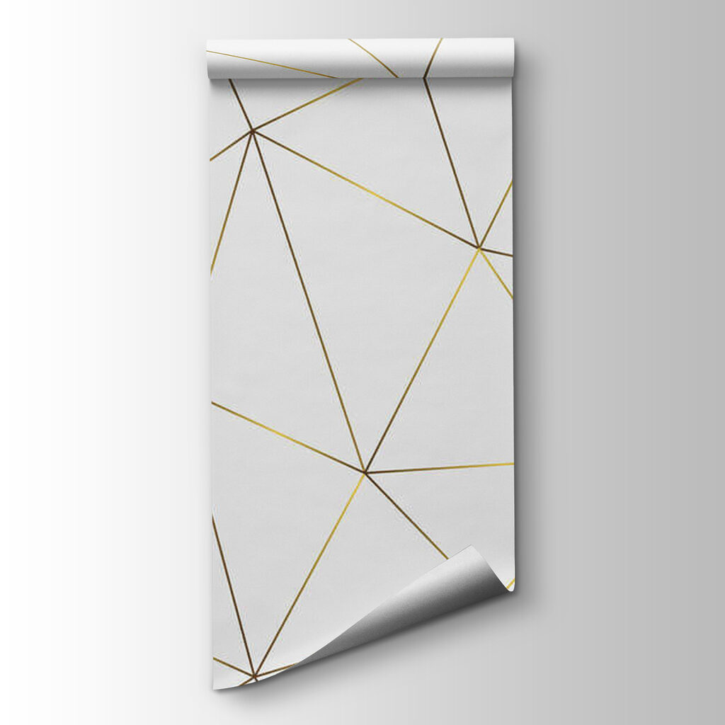 Fine triangles on white — product view
