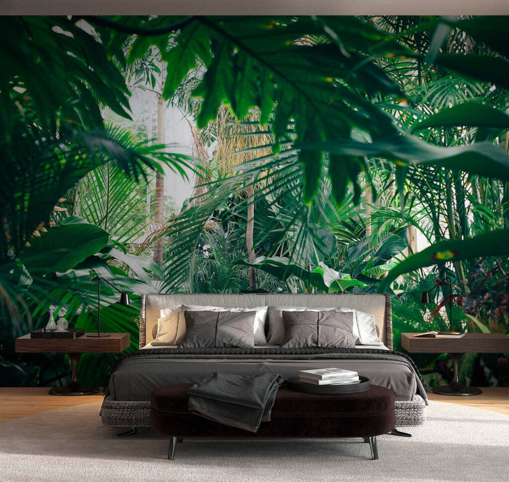 Deep green jungle leaves — interior 3