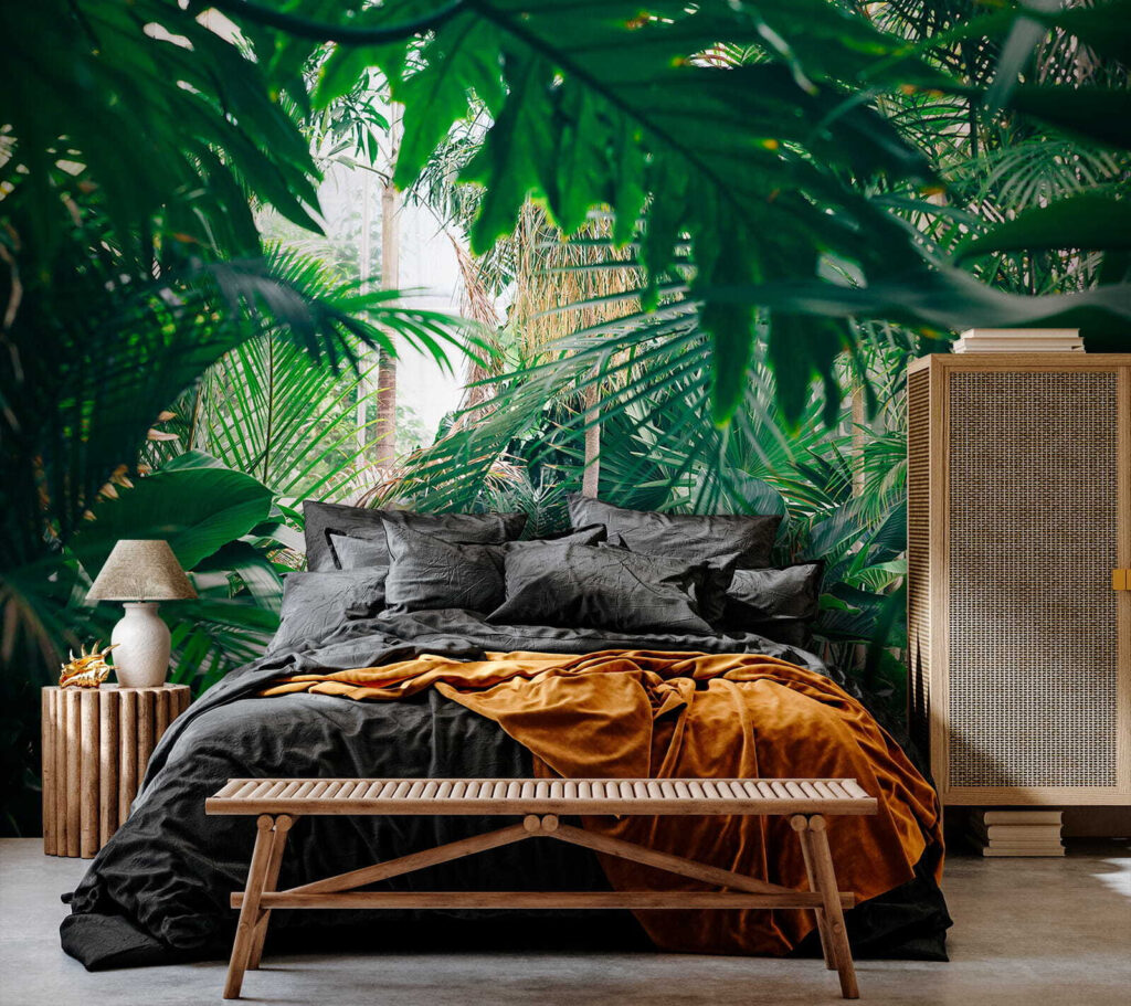 Deep green jungle leaves — interior 4