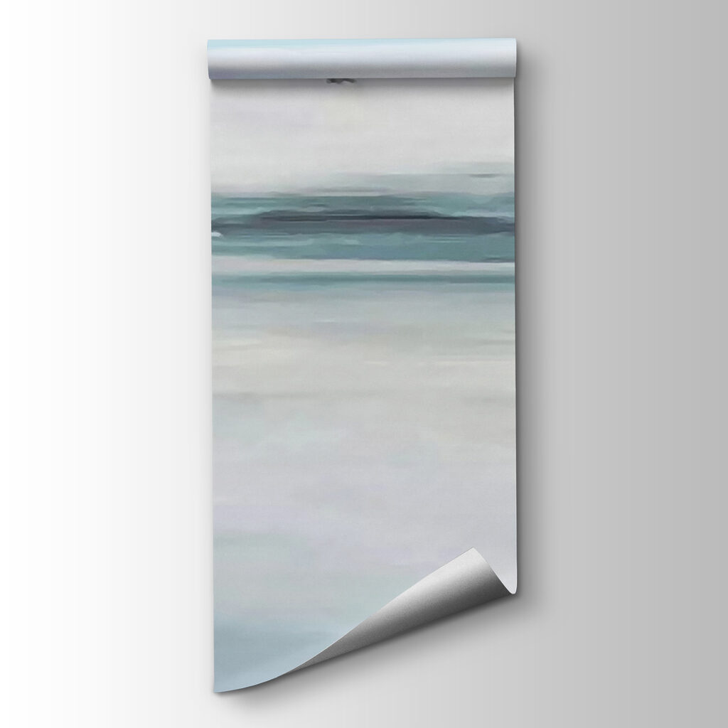 Birds above pale sea — product view