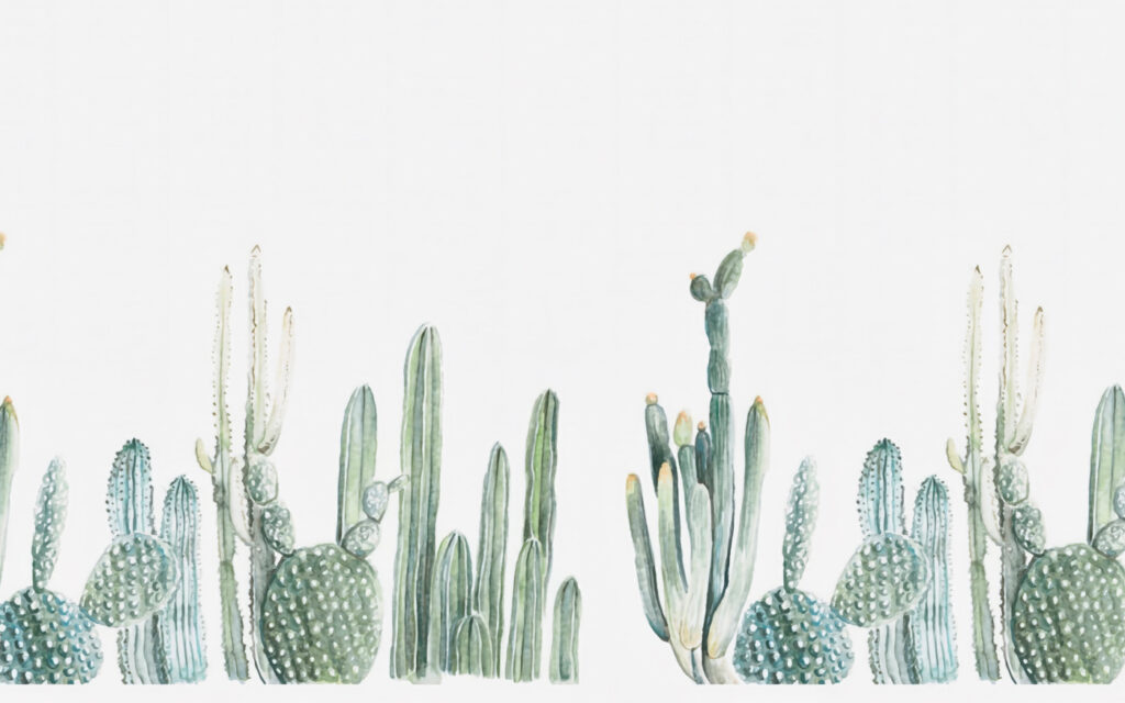 Cactus Border — full design