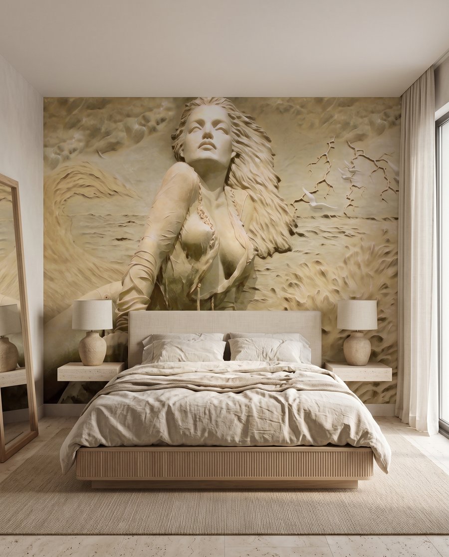 Portrait in Stone in an interior