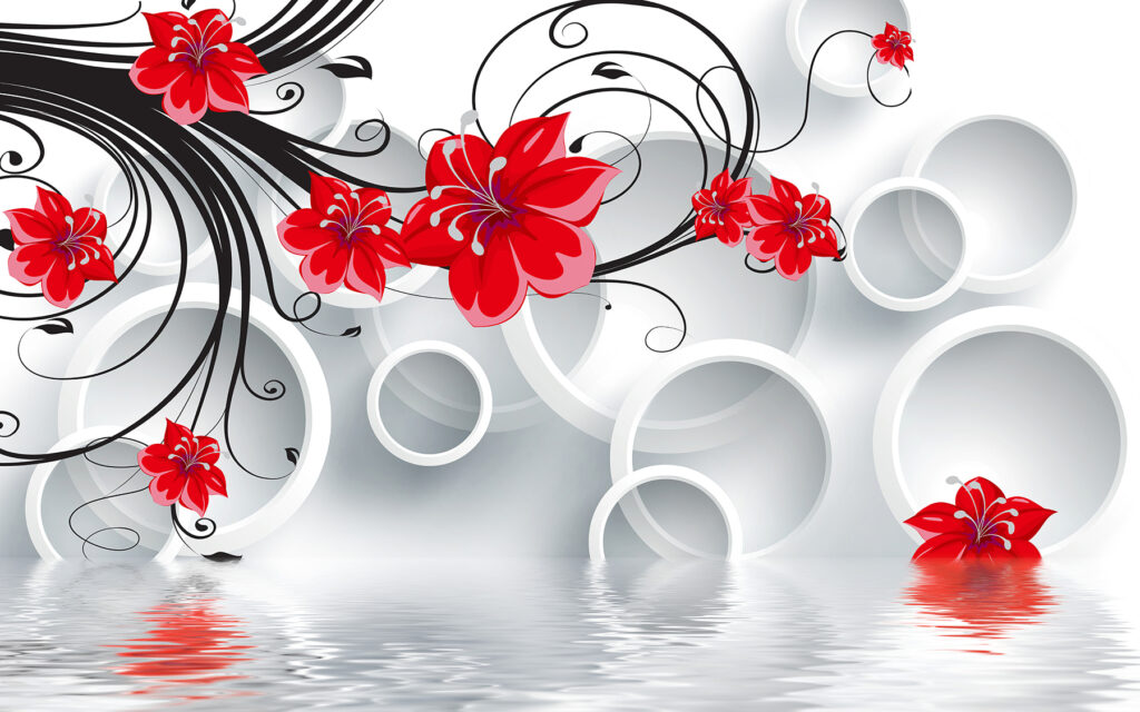 Scarlet Flourish — full design
