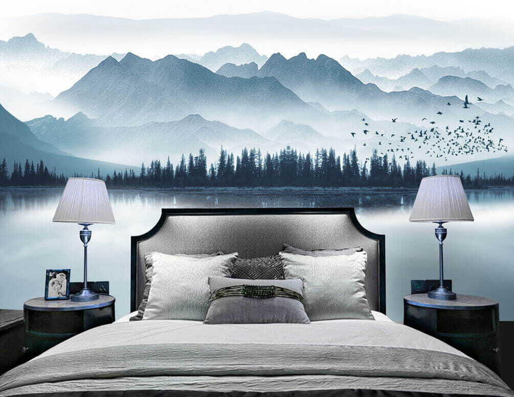 Boat on mountain lake — interior 2