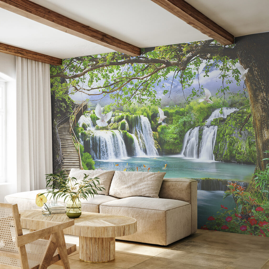 Waterfall Walk in an interior