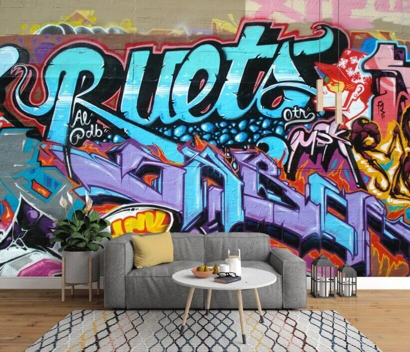 Street Lettering in an interior