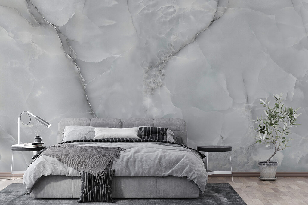 Grey stone-effect shapes — interior 3
