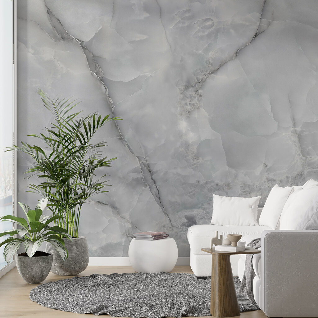 Grey stone-effect shapes — interior 2