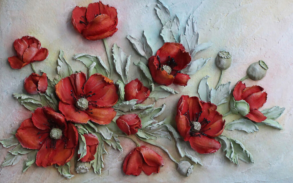 Poppy Still Life — full design