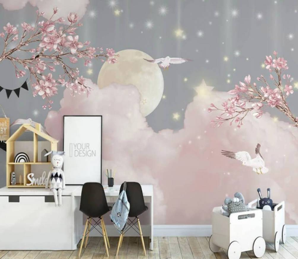 Birds above pink clouds — interior 1