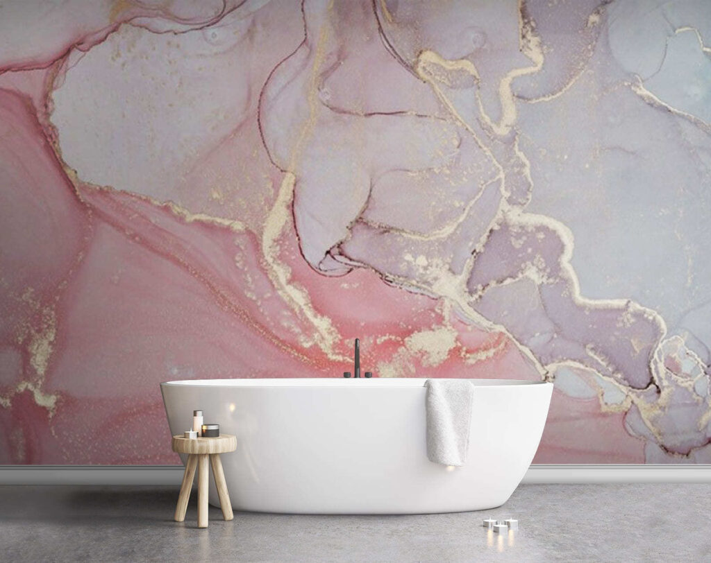 Rose Quartz Flow in an interior