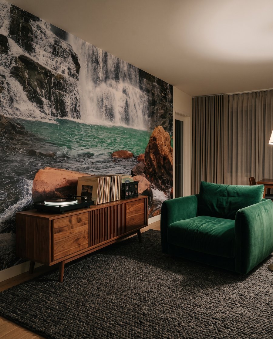 Woodland Waterfall — interior 3
