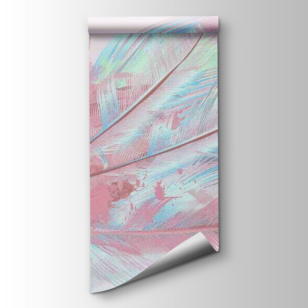 Flamingo in pastel streaks — product view